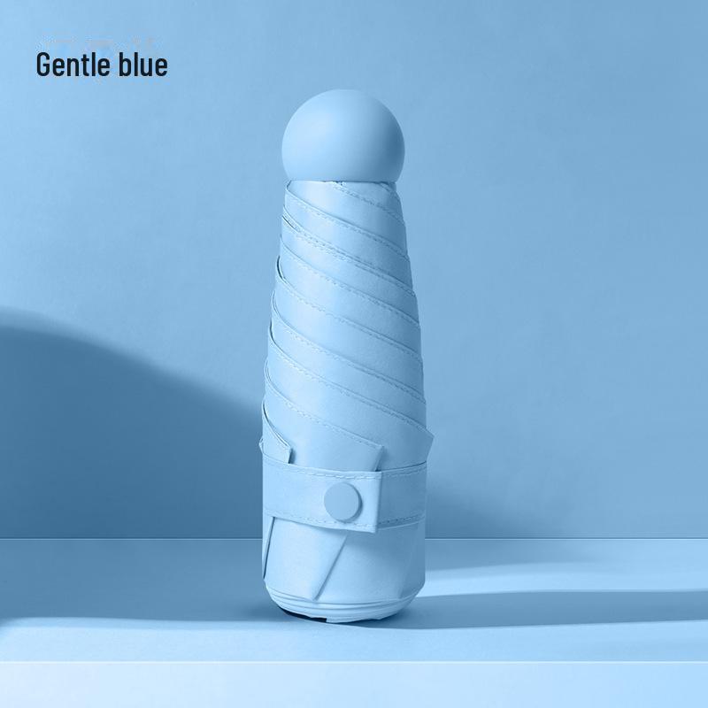 Скидка 50% на карманный мини-зонт двойного назначения: Защита от ультрафиолета для солнца и дождя, красочный и компактный дизайн