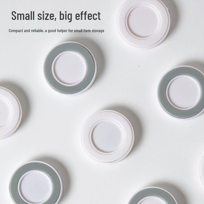 Wall-Mounted Magnetic Air Conditioner Remote Holder with Hook and Adhesive