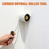 Drywall Corner Compound Roller Shed Resistant Corner Drywall Mud Roller Edge Paint Brush For Professional Mudding