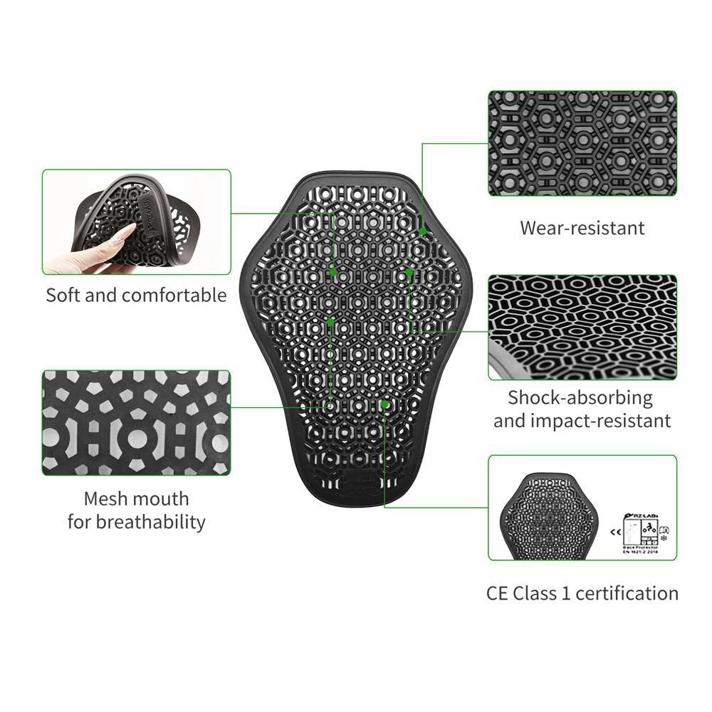 Wosawe Мягкая броня для взрослых мотоциклистов, защита для мотокросса, защита спины