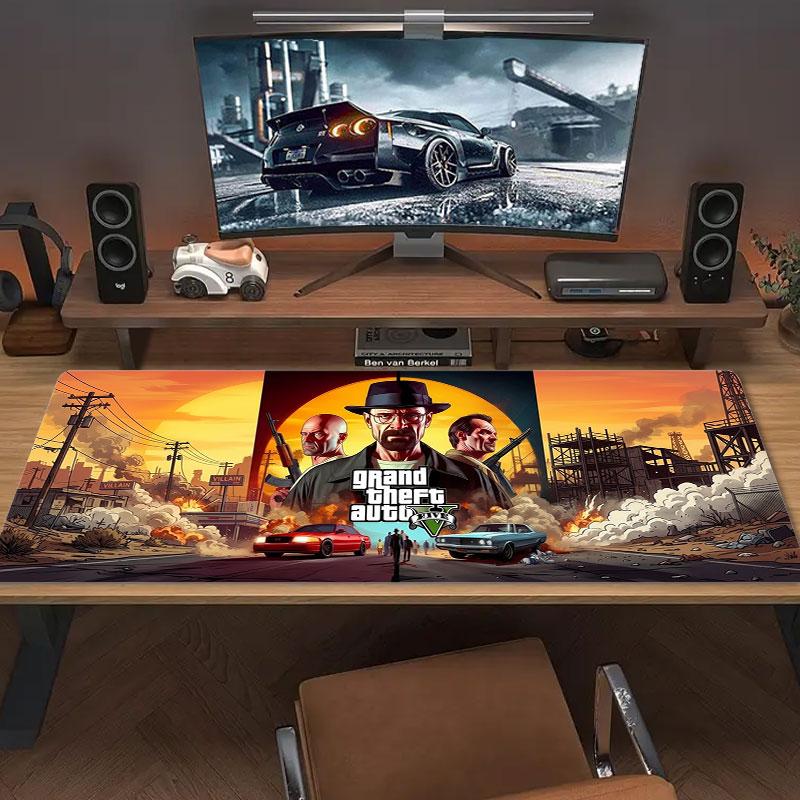 Adventure Large Size Mouse Pad Large Gaming Table Cushion Nonslip Laptop Tablet Big Mousepad Xxl Mat Mini Pc Playmat With Lock Edge