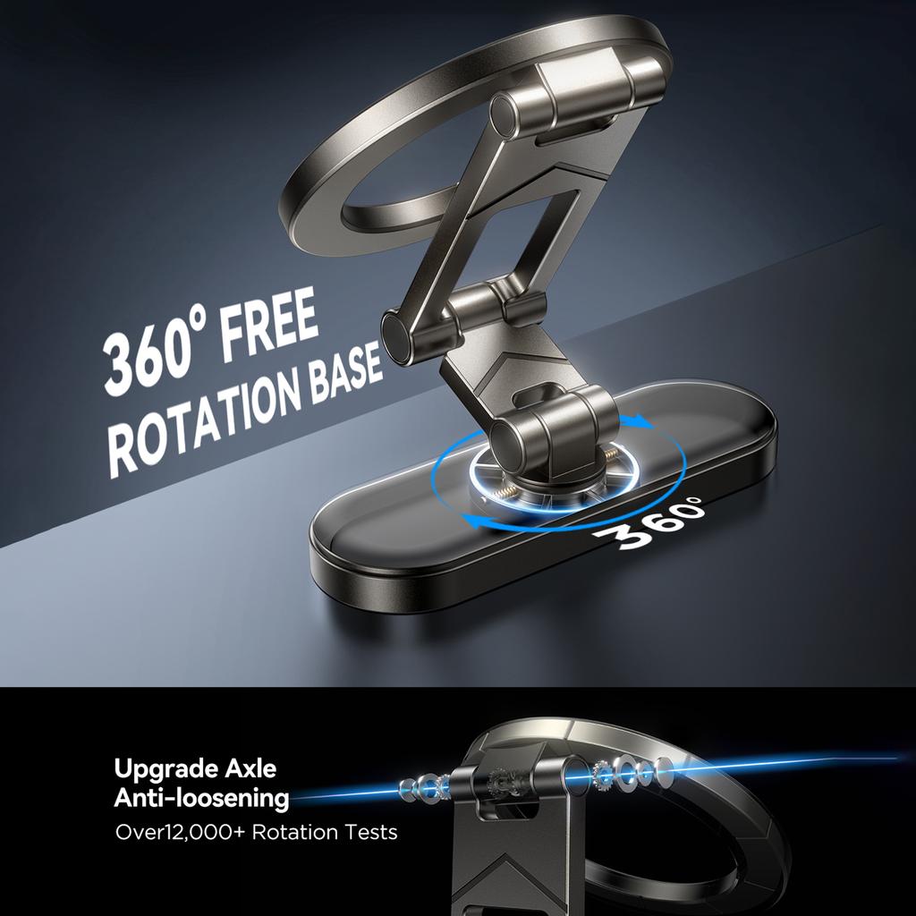 JOYROOM JR-ZS520 Magnetic Phone Stand Double-Sided Magnetic 360° Rotation Phone Holder