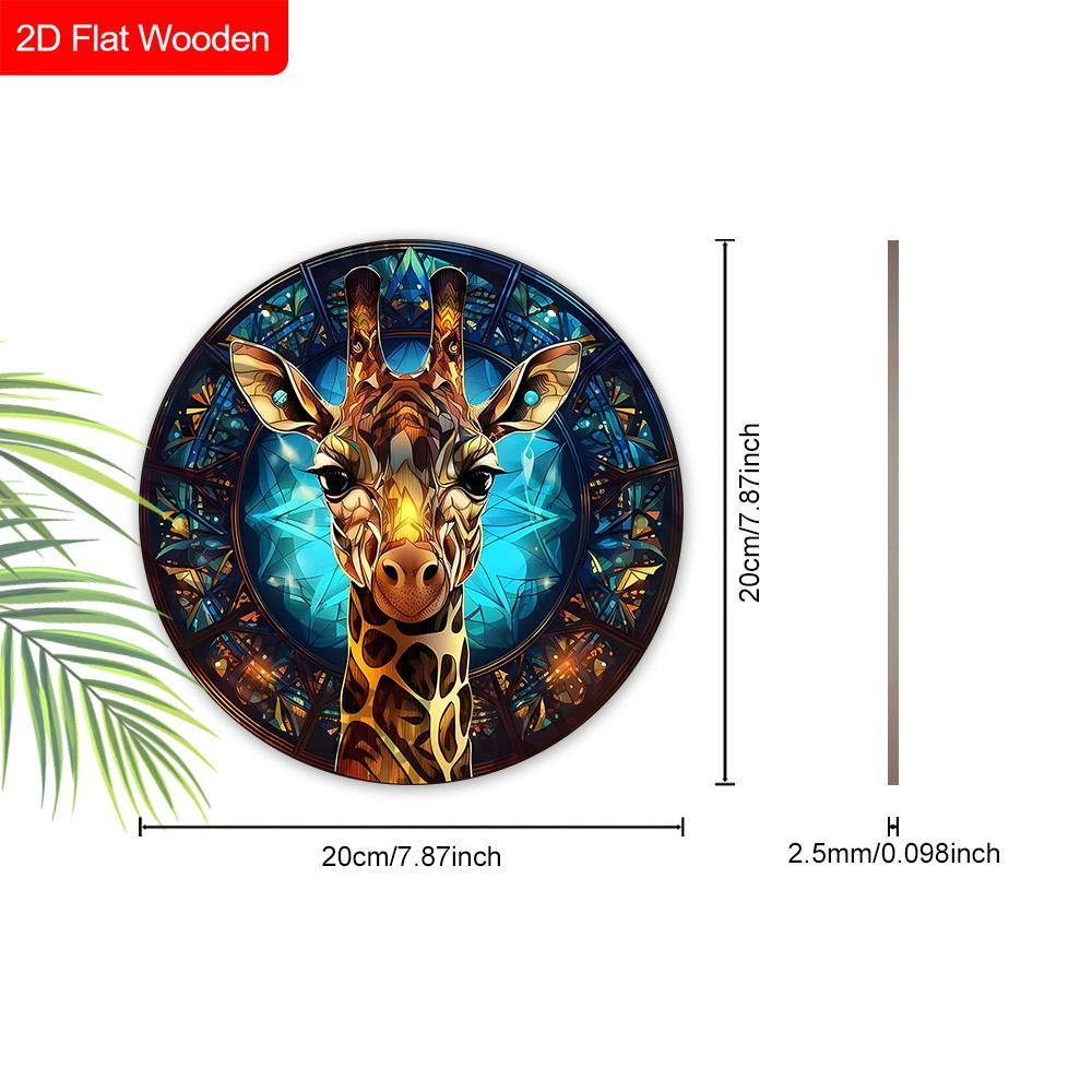 2pcs Funny Russian Wooden Animal Sign - Unique Decorative Plaque & Sign - Ideal Hanging Ornament for Home, Wall Decor