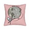 Copy Moon Joy Pillow Case Square Pillow Cover For Sofa Bedroom Home Decor Novelty Pillowcases