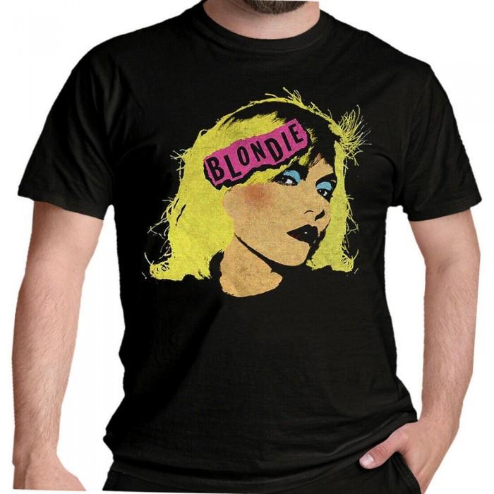 Blondie Футболка унисекс с логотипом в стиле панк для взрослых