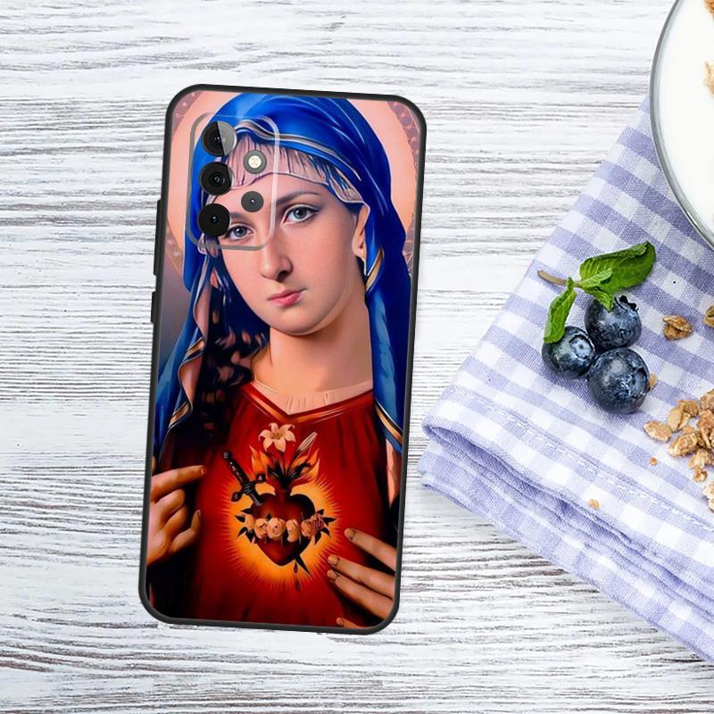 Virgin Mary And Jesus Case For Samsung Galaxy A52 A53 A16 A26 A36 A56 A55 A35 A15 A32 A12 A33 A13 A14 A34 A54 A17