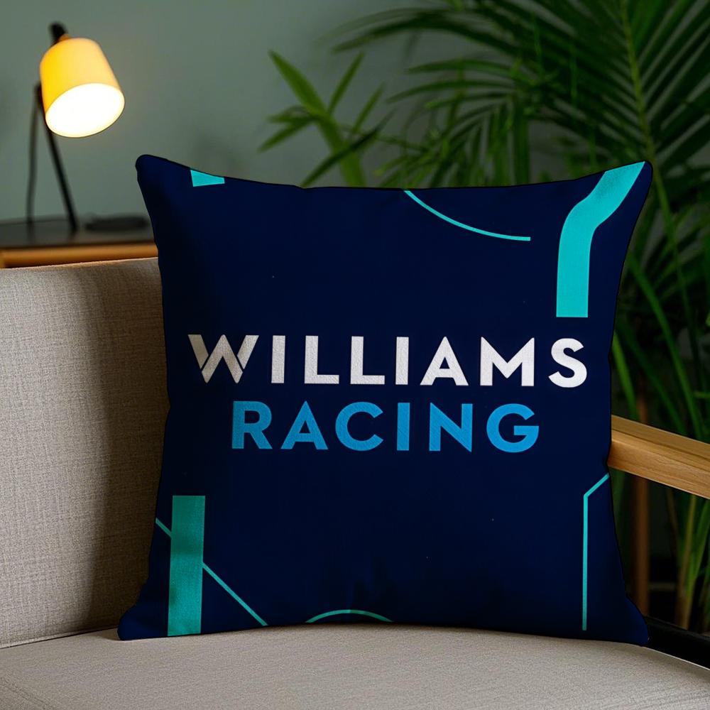 Чехол на подушку W-Williams для гонок Плюшевая ткань Мягкий Двусторонний печатный Невидимая молния Наволочка для диванной подушки Домашний декор