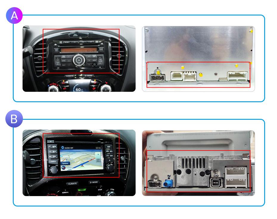 For Nissan Juke 2010-2014 With Button Knob Android Car Radio Multimedia Player Navigation Stereo GPS 2 Din 1+16GB