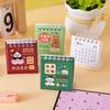 Flip Desktop Calendar Coil Binding Standing Calendar Cute Schedule Planner Office School Supplies