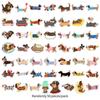 tq50-1023 - 50pcs cute dachshund dog stickers