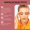Пластырь для облегчения головной боли, головокружение, мигрень, головокружение, пластырь, помощь во время сна, расслабление, наклейка на голову, мозг