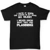Mens Voices In My Head Go Silent Funny Mental Health Parody T Shirt Tee Top T-shirt