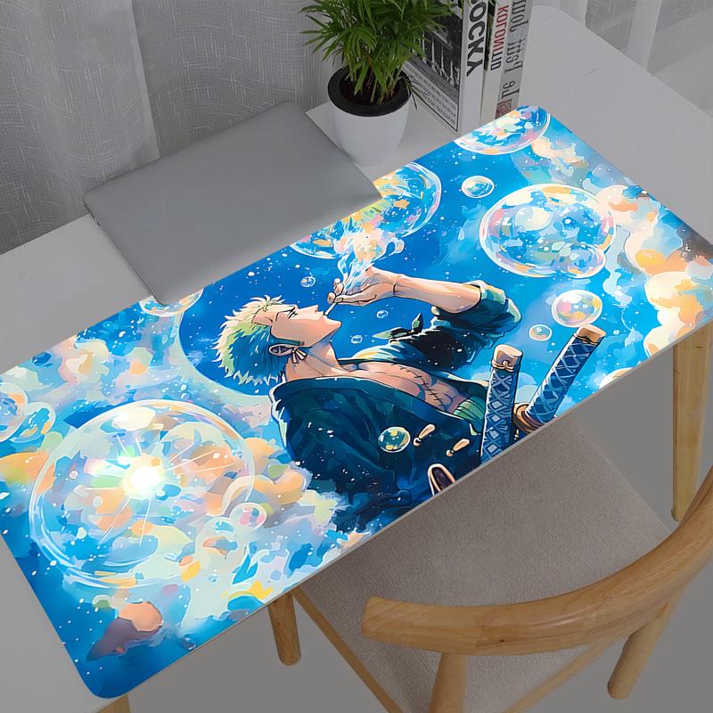 Mouse Pad Gaming One Piece Zoro Accessories Pc Gamer Alfombrilla Xxl Computer Desk Mat Laptop Varmilo Keyboard Mousepad
