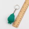 Lovers Gifts Avocado Smile-shaped Fruit Simulation Fashion Accessories Jewelry Key Ring Key Chain