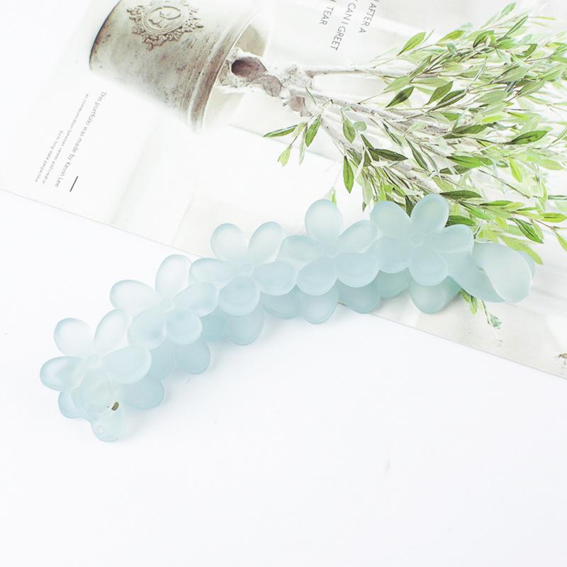 Frosted Banana Ponytail Clip Solid Color Hair Clip Women Hair Styling Clip Accessories Ponytail Barrettes Hair Claws Hairpins