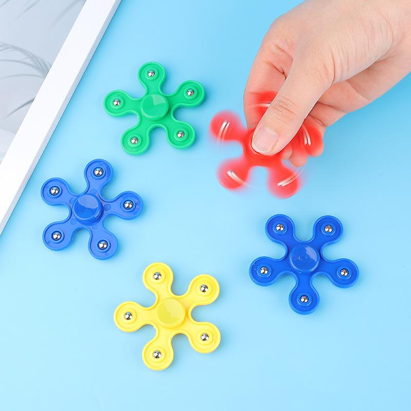 Acrylic Transparent Animal Spinning Fidget Spinner Cute Cartoon Design for Kids Adults Stress Relief Desk Toy Gift