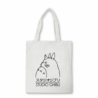 Сумка для покупок Studio Ghibli Тоторо Миядзаки Хаяо Spirit Away Сумки Сумка на плечо Повседневная холщовая сумка для девочек Сумки-тоут Bolsas