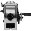 BS-0 Precision Dividing Head, Horizontal Dividing Head with 3-Jaw Chuck, MT2 Tailstock BS-0 5" Semi Universal Dividing Head for Milling Machine Mill