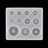1PCS Button Mold with Hole Mold Non-stick Art Mold Decoration Cake Baking Tools DIY Silicone Mold Resin Button