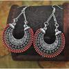 Fashion Boho Drop Earrings For Women Jewelry Vintage Long Earrings Bohemian Rope Wrap Earrings