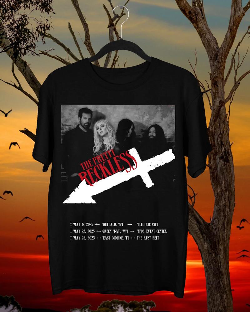 NEW The Pretty Reckless Tour 2025 T Shirt Full Size S-5XL Unisex T-Shirt