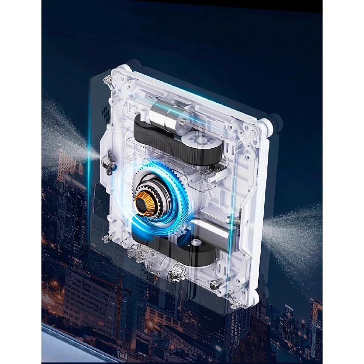 Liectroux YW710 Robot Window Cleaner Laser Sensor,Double Water Spray,Strong Vacuum,Home Wall Glass Cleaning Robot,App Control