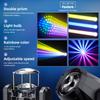 280W 10R Moving Head Light 17Gobos 14Colors 2Prism Rainbow Effect Beam DMX Movinghead Strobe Stage Lights for Bar Disco Wedding