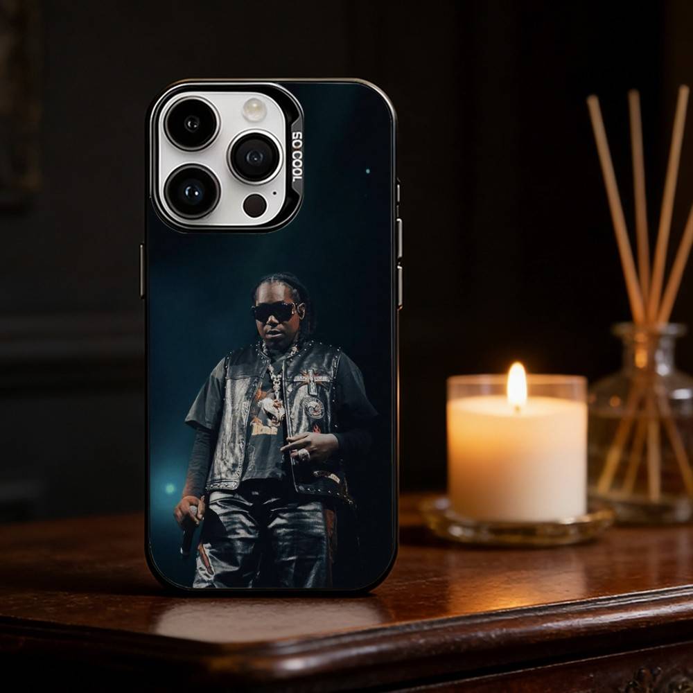 Чехол для телефона с изображением рэпера D-Don T-Toliver для iPhone 17,16,15,14,13,12,11,Pro Max,Plus Конфетный серебристый чехол