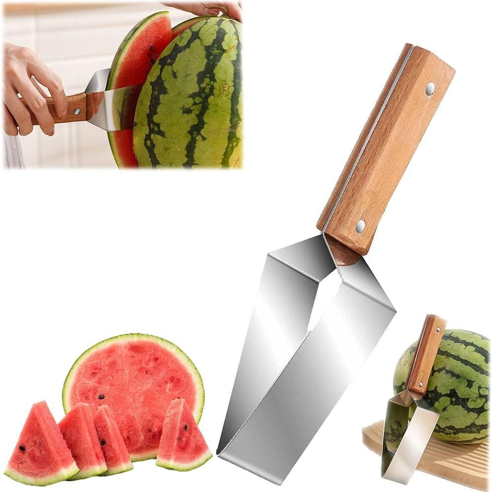 Handheld Fruit Cutter Triangle Fruit Divider Practical Watermelon Slicer Home