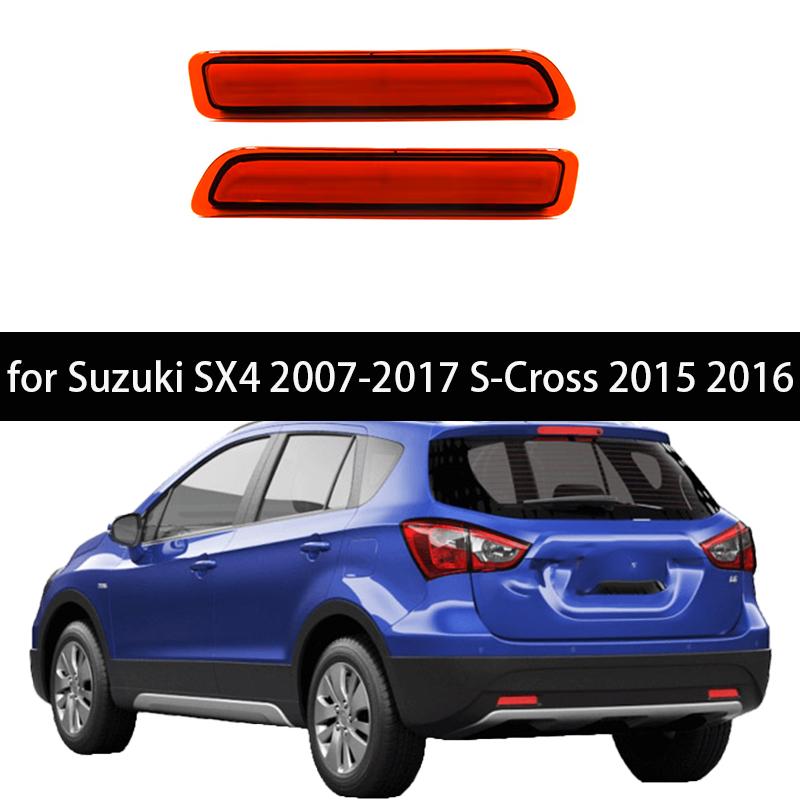 LED Bumper Reflector Marker Lights For Suzuki SX4 2007-2017 S-Cross 2015 2016 Vitara 2015-2023 Brake Light 12V 24V