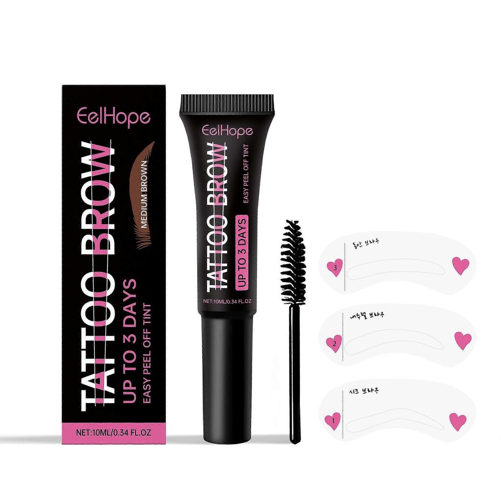 LongLasting Tattoo Eyebrow Gel  Natural Color, Moisturizing  Nourishing Care