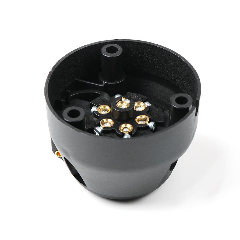7/13 Pin Euro Trailer Socket Car Accessories Caravans 13 Pole Tow Bar Towing Socket Plug 12V Electrical Connector Adapter