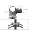 Fixed Buckle Frame Fasteners 1\2''/3\4" Circular Pipe Connector New Pipe Fitting Connector  Pipes