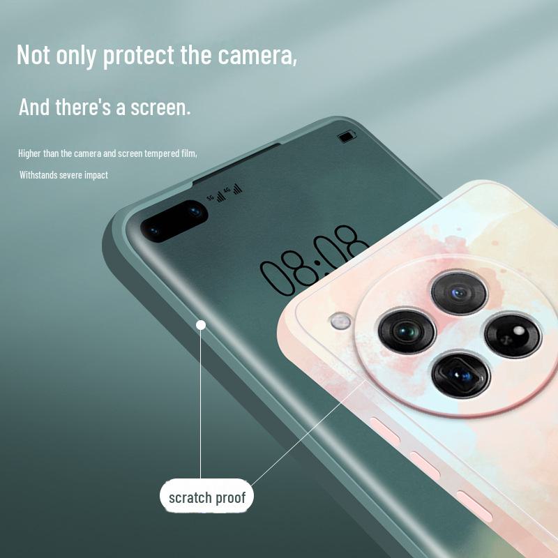 Силиконовый чехол для OnePlus 12 - Мягкая жидкая накладка для OnePlus 11, Ace2Pro, 10Pro, 9RT, 8T, 7Pro