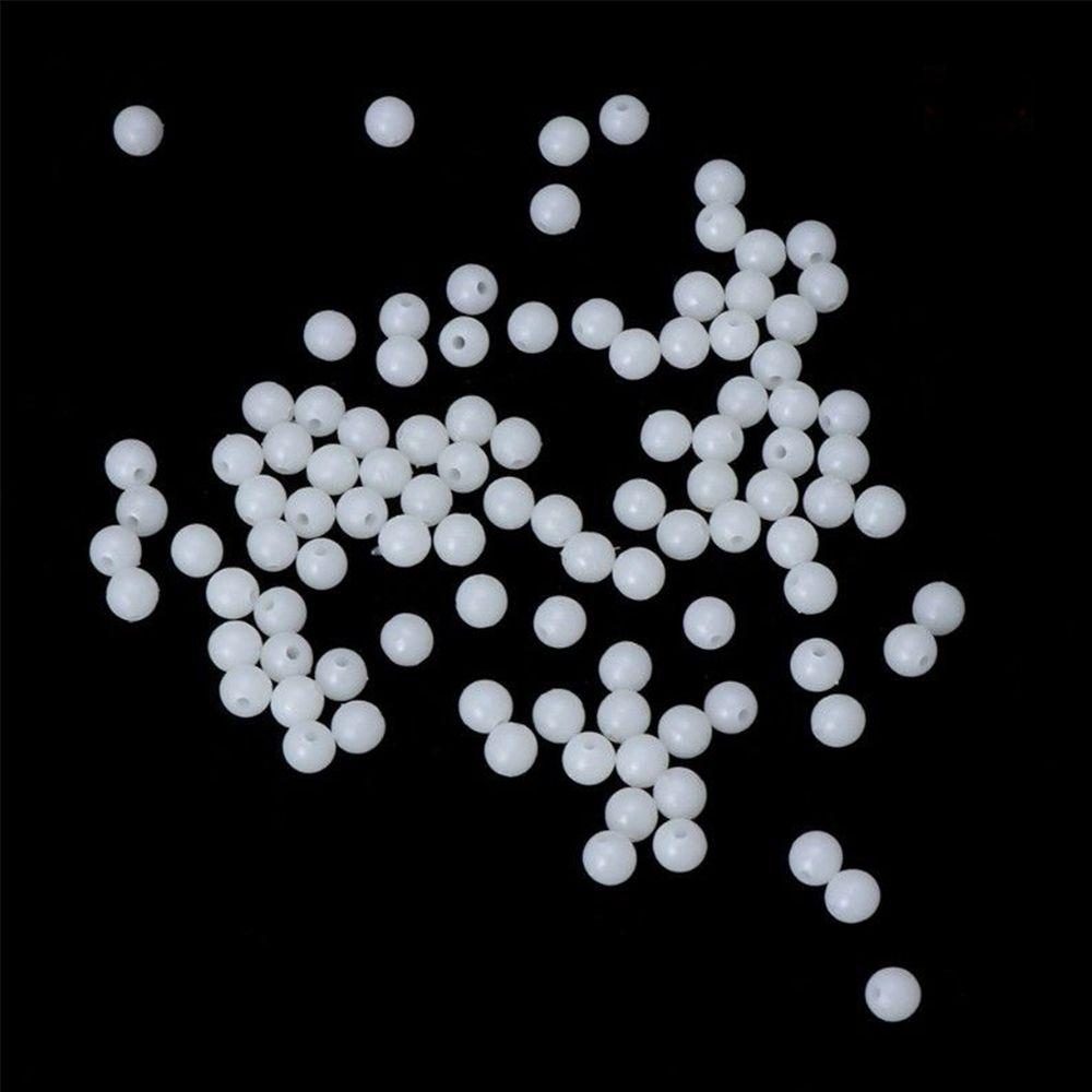 100 шт/пакет Горячее море Пластиковые стопоры Светящиеся шары Рыболовные поплавки Бусины Светящийся свет