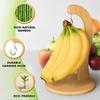 Creative Banana Holder Hook Keep Bananas Fresh Under Cabinet Hook Bananas Hanger for Kitchen Items Fruit Storage