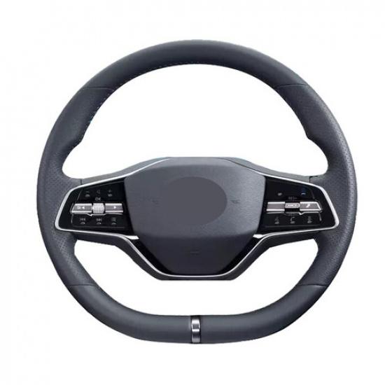 Hand Sewing Stitching Car Steering Wheel Cover Wrap For Nissan Ariya