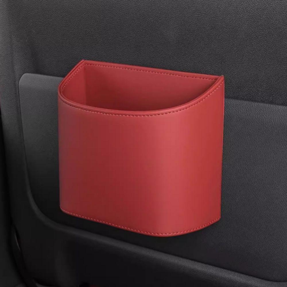 Hanging Vehicle Garbage Bin Waterproof Rubbish Bucket Car Backseat Storage Box Car Supplies