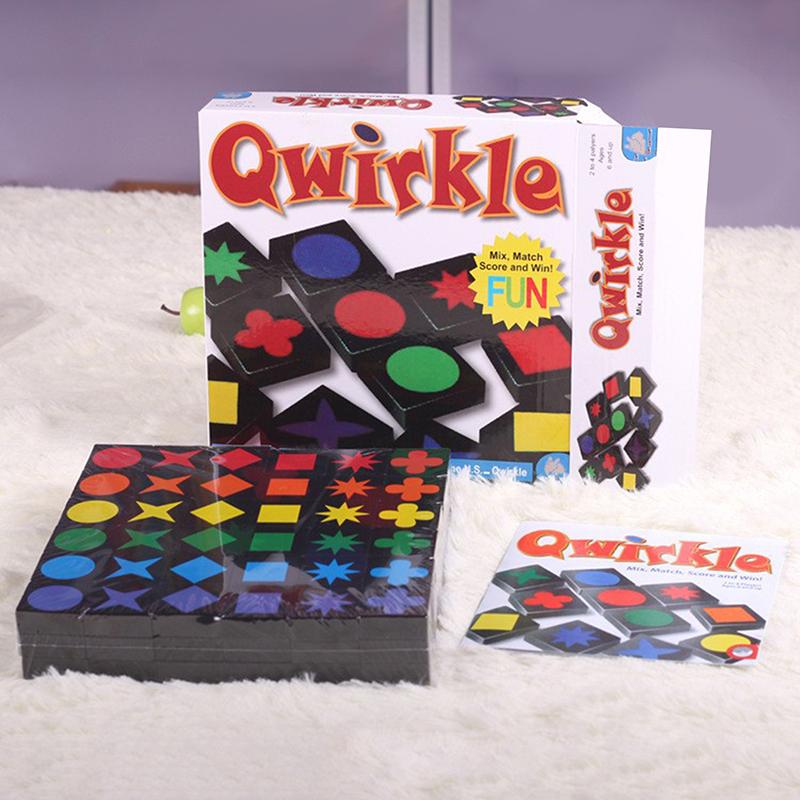 Christmas Gifts Children'S Educational Toys Qwirkle Wooden Chess Parent Child Interactive Games Children'S Adult Toys