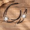 2Pcs/Set Large Necklace Pendant Bohemian Necklace Chain Choker New Necklace Bracelet Set