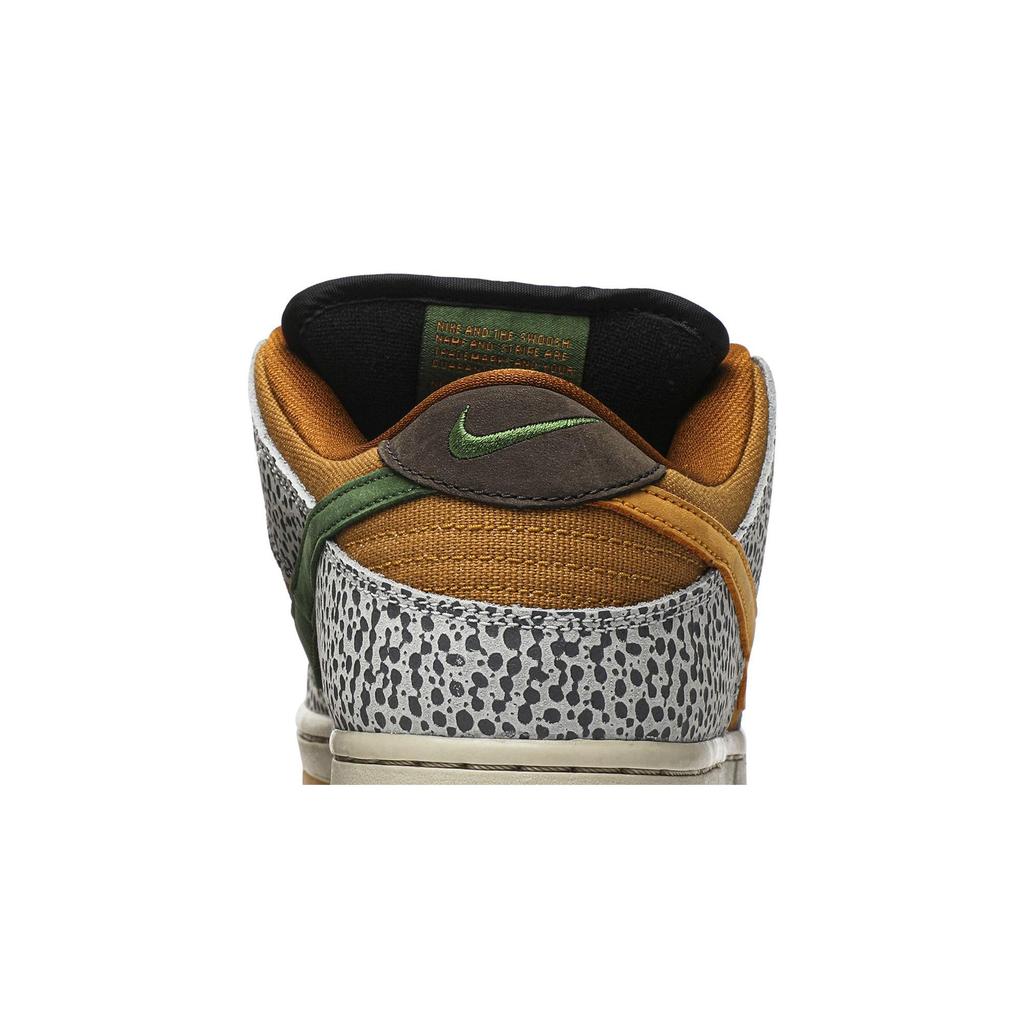 Nike Men's Dunk Low Pro SB 'Safari' (Unisex) Neutral Grey / Kumquat / Desert Ochre Skate Shoes CD2563 002