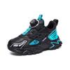 Mesh Breathable Boys' Shoes Medium and Large Children's Rotating Buckle Boys' Sports Shoes 2025 Spring New Dad Shoes