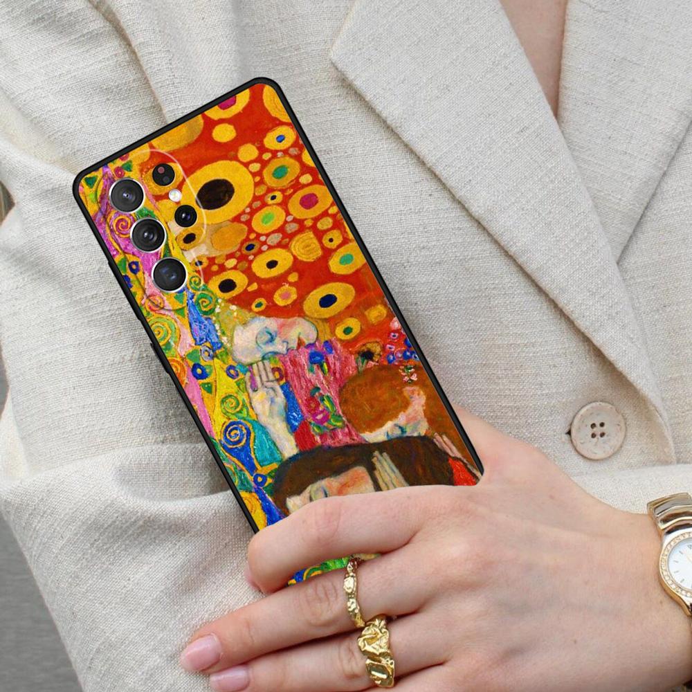 Абстрактная картина Густава Климта Чехол для телефона Samsung Galaxy S26 Ultra S25 S24 S23 S22 S21 S20 Note10