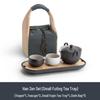 Nanshan Mr. Black Pottery Portable Travel Tea Set