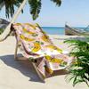 Cheerful bananas dancing joyfully Print beach towel, quick drying, suitable for travel, outdoor sports, jogging, the beach and swimming, gift