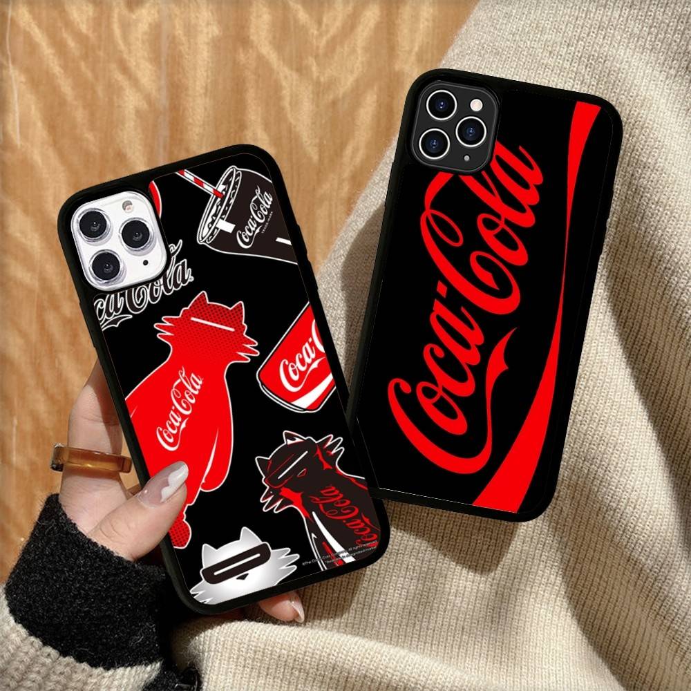 Чехол для телефона C-Coca C-cola с винтажным логотипом, PC+TPU, для IPhone 17 16 15 14 13 12 11 Pro Max Plus, милый мультяшный чехол