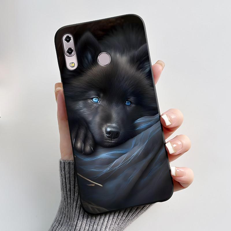 For ASUS Zenfone 5 ZE620KL ZF620KL X00QD 5z ZS620KL Z01RD Case Luxury Cute Love Rabbit Funny Black Soft TPU Silicone Back Cover