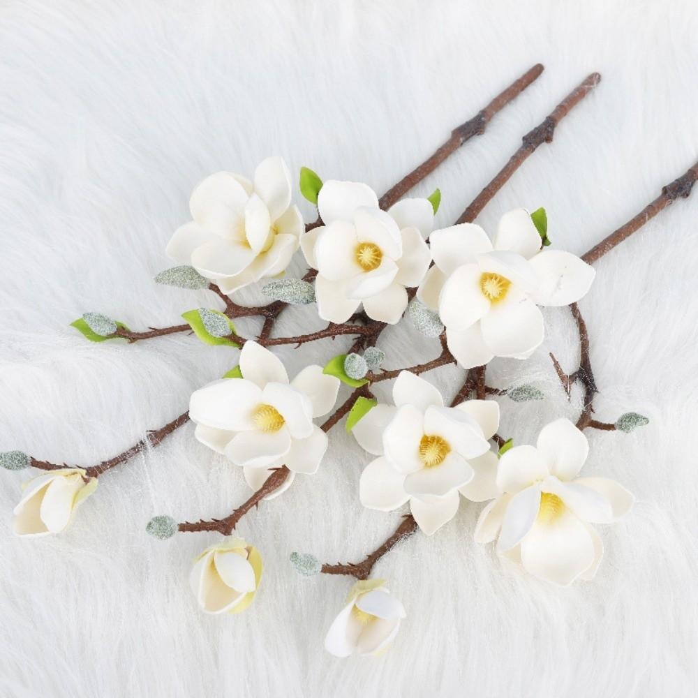 Имитация Реального Касания Большие Магнолии Ручной Работы Искусственные Цветы Орхидеи Декор Для Дома Гостиной