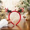 Christmas Hair Hoop Girls Plush Reindeer Antlers Deer Ear Christmas Party Cosplay Headbands Festival Hair Accessories Gifts