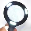 Увеличительное стекло с 3 лампами Многофункциональная портативная 3-кратная лупа Ручная лупа с подсветкой для пожилых людей Чтение осмотра монет Ювелирные изделия